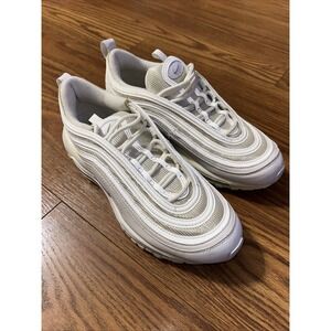 Nike Air Max 97 Women Size 6 US Triple White Athletic Shoes Sneakers DH8016-100